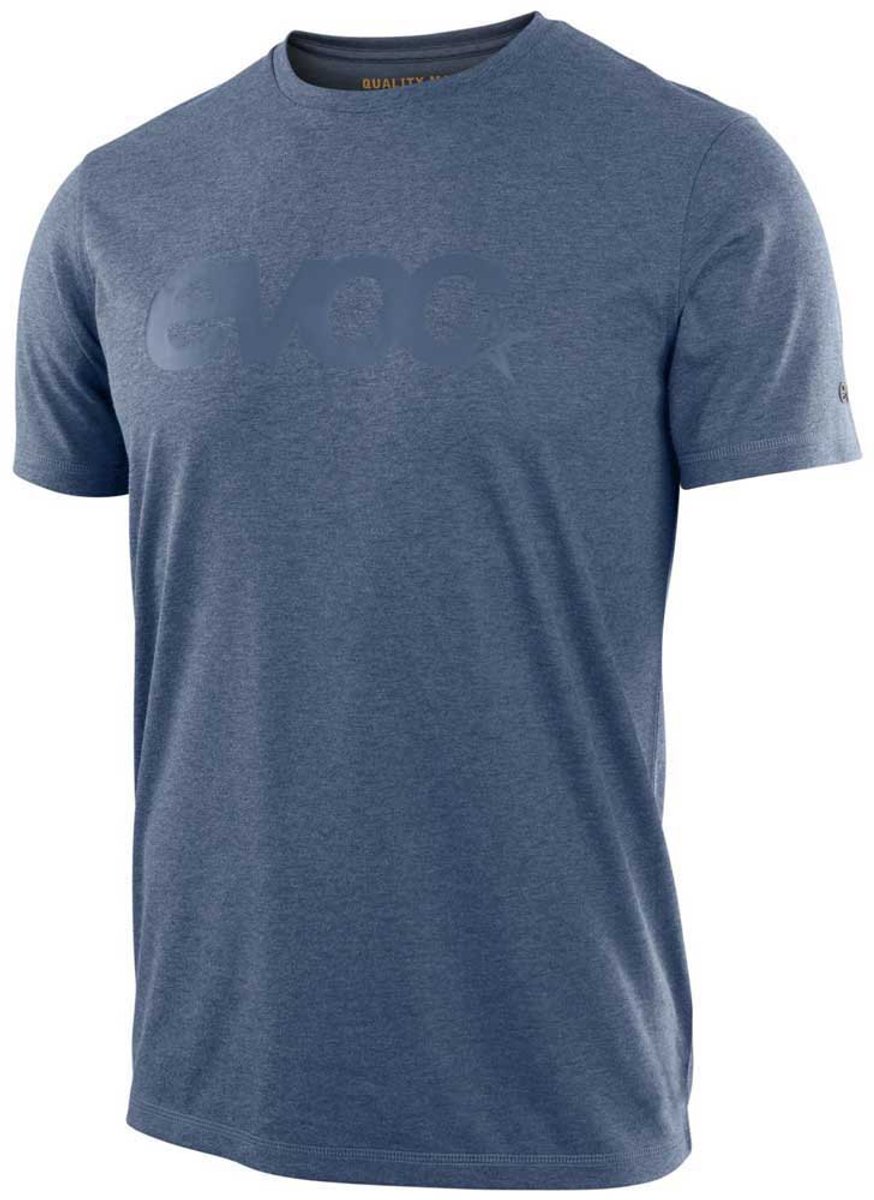 Evoc Dry T-shirt Met Korte Mouwen Man Blauw