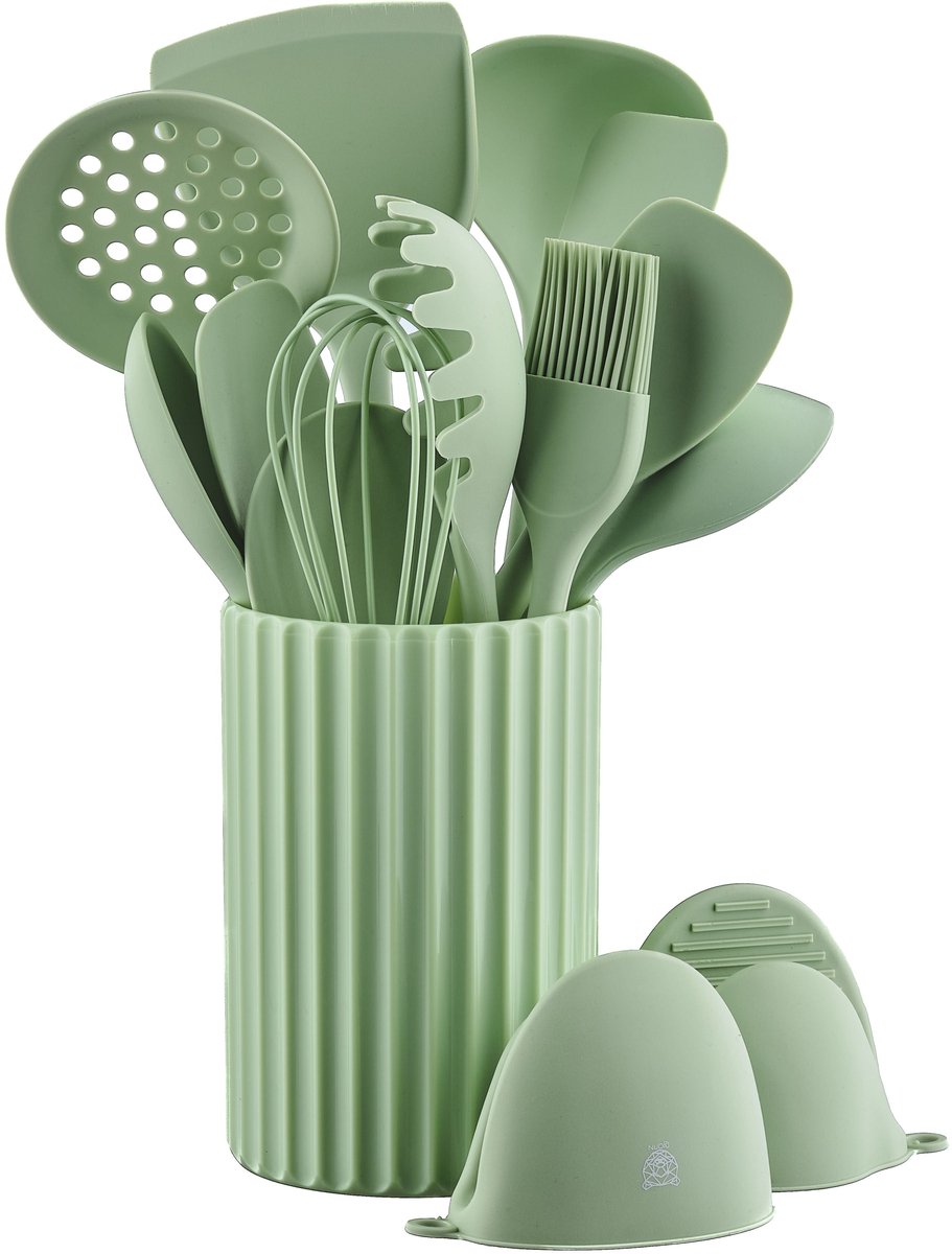 Keukengerei set van siliconen IVAR - 15 stuks