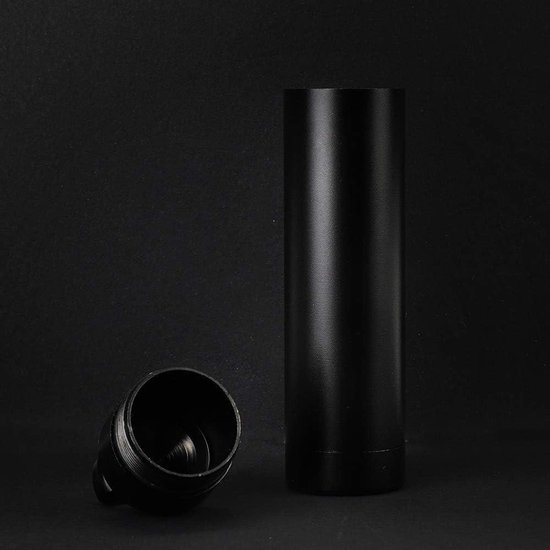 Allecto plus - Waterdichte Pil Fles Aluminium Container voor Geneeskunde | Outdoor Survival Uitrusting Kampeernoodpakketten