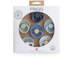 FRIGG Fopspenen - Endless Sea - 6-Pack - Latex - 6–18 Mnd