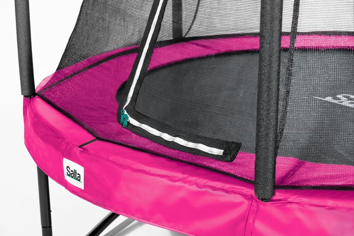 Salta Comfort Edition - ø 153 cm - Ronde trampoline met veiligheidsnet - Roze - Mini/Kleine trampoline voor kinderen — afbeelding 8