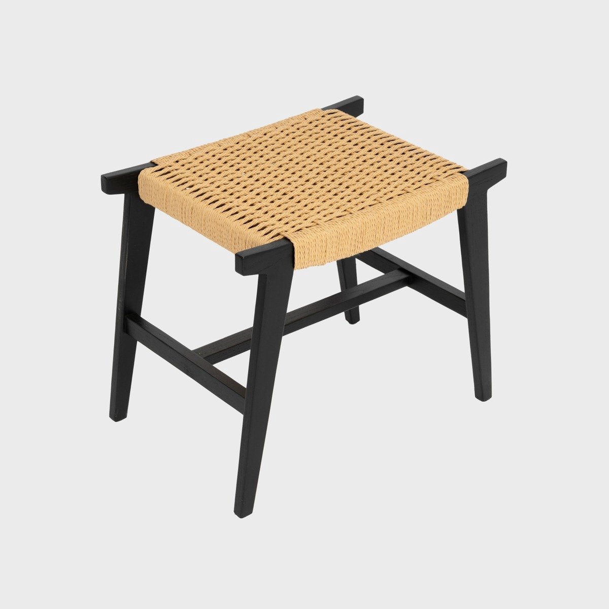 HOMLA - Taboret - NOVUM - Zwart - 52x34x42 cm