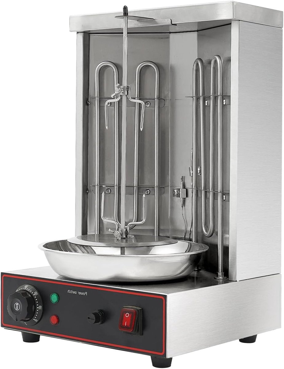 Elektrische Dönergrill 3000W - Verticale Grill voor Perfecte Gyros en Kebab