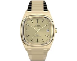 Timex Timex® Automatic 1983 E Line Reissue Automatic Wind Gold-Tone Case: 100% Stainless Steel | Armband: 100% Stainless Steel 34 mm TW2W70800AJ, TW2Y07200AJ