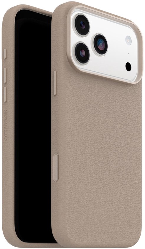 Étui magnétique en cuir Otterbox Symmetry pour iPhone 17 Pro Max, motif cactus, Grijs