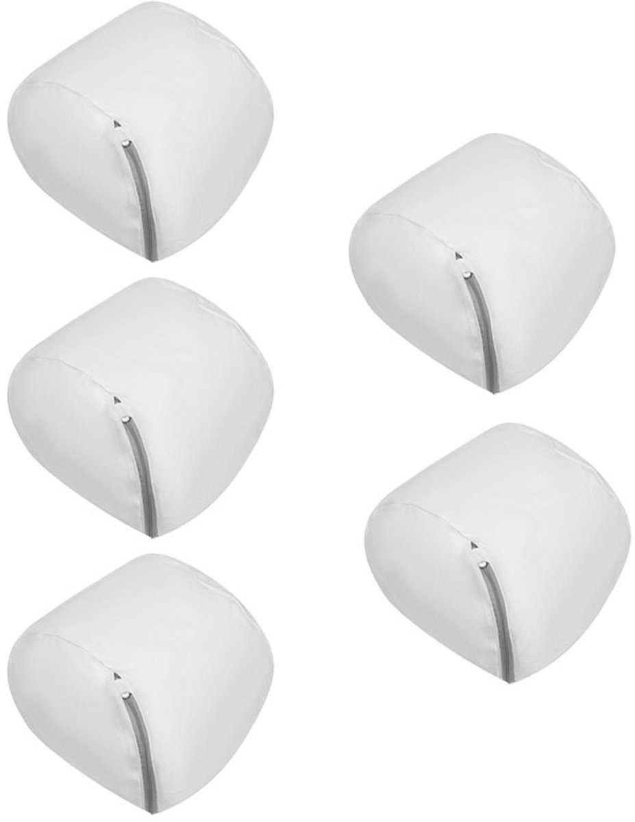 5-delig bh-net voor de wasmachine, waszak, ritsnet, geschikt voor bh's, schoenen, lingerie en waszakken voor delicate stoffen - 25 x 25 cm