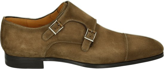 Magnanni - 15330 - Chaussures à boucle - Chaussures homme élégantes - Chaussure à lacets - Couleur : Taupe - Pointure : 41