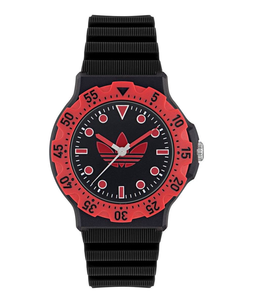 Adidas Originals Discoverer Two AOSY25514 Horloge - Siliconen - Zwart - Ø 40 mm