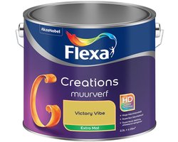 Flexa - Creations Muurverf Extra Mat - Victory Vibe - Kleur van het jaar 2026 - Mengverf - 2.5 L