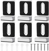 Großhandel Glas-Montageclips aus Zinklegierung für Spiegelbefestigung
