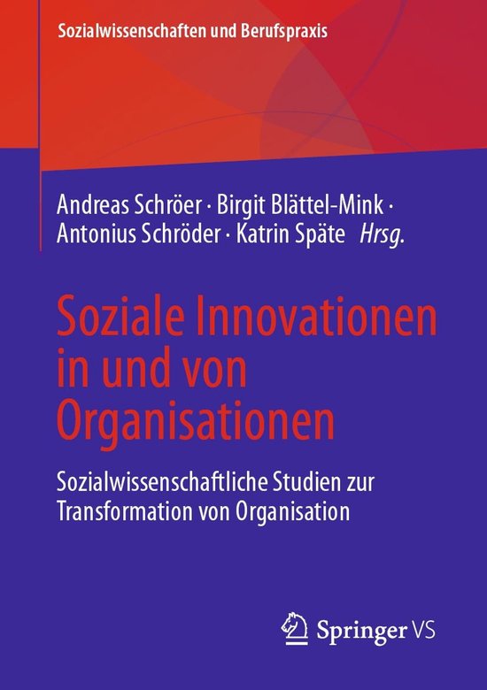 Social Science and Law (German Language) - Soziale Innovatio ... - cover