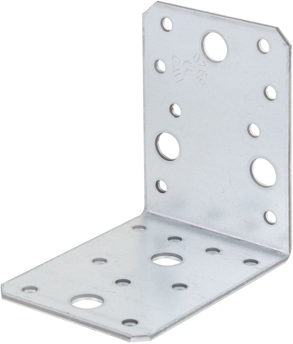 Alberts 836306 Hoekverbinder | sendzimir verzinkt | 90 x 90 x 65 mm | Set van 25