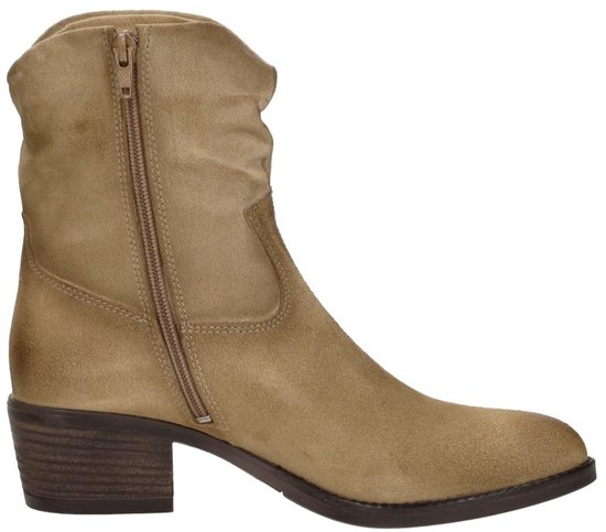 AQA Enkellaarsjes Hak Enkellaarsjes Hak - Beige - Maat 42