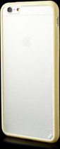 Apple iPhone 6/6s Plus Hoesje - Mobigear - Crystal Serie - Hard Kunststof Backcover - Geel - Hoesje Geschikt Voor Apple iPhone 6/6s Plus