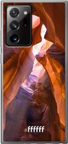 6F hoesje - geschikt voor Samsung Galaxy Note 20 Ultra -  Transparant TPU Case - Sunray Canyon #ffffff