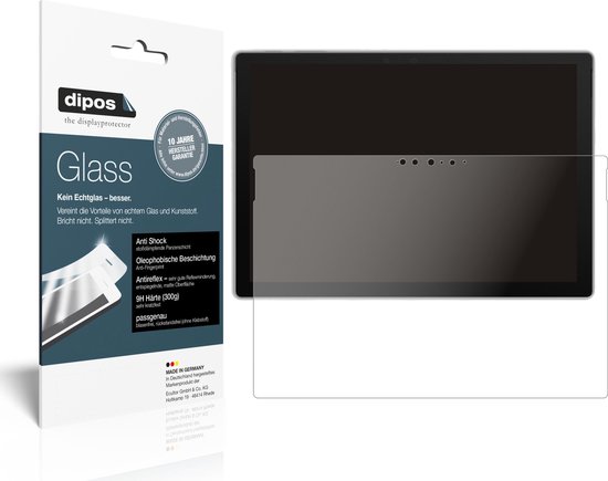 dipos I 2x Pantserfolie mat geschikt voor Microsoft Surface Pro 7 Plus Beschermfolie 9H screen-protector
