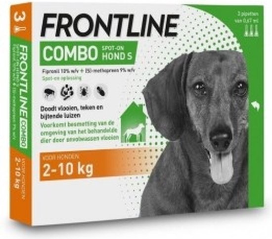 Protestant Gentleman vriendelijk dichtheid Frontline Combo - Anti vlooienmiddel en tekenmiddel - 2 Tot 10 Kg - Hond -  6 pipetten | bol.com
