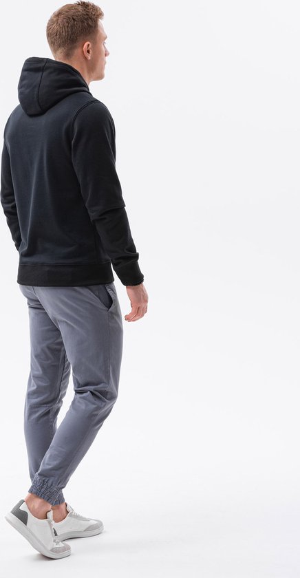 Ombre - sweat à capuche pour hommes noir - basique