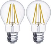 Emos LED Filament E27 - 11W (100W) - Koel Wit Licht - Niet Dimbaar - 2 stuks