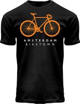 Fox Originals Bike Town Black Heren T-shirt maat M