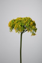 Kunsttak - anijsplant - topkwaliteit decoratie - 2 stuks - zijden plant - Geel - 69 cm hoog