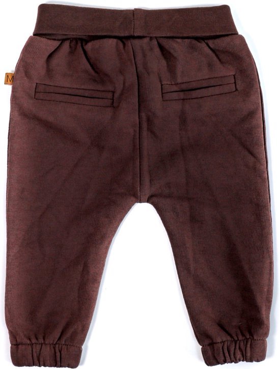 MXM Baby broek- Bruin- Katoen- Basic pants- Baby- Newborn- Sweatpants- Maat 86