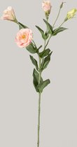 Kunstbloem - Lisianthus - Eustoma - topkwaliteit decoratie - 2 stuks - zijden bloem - Roze - 56 cm hoog