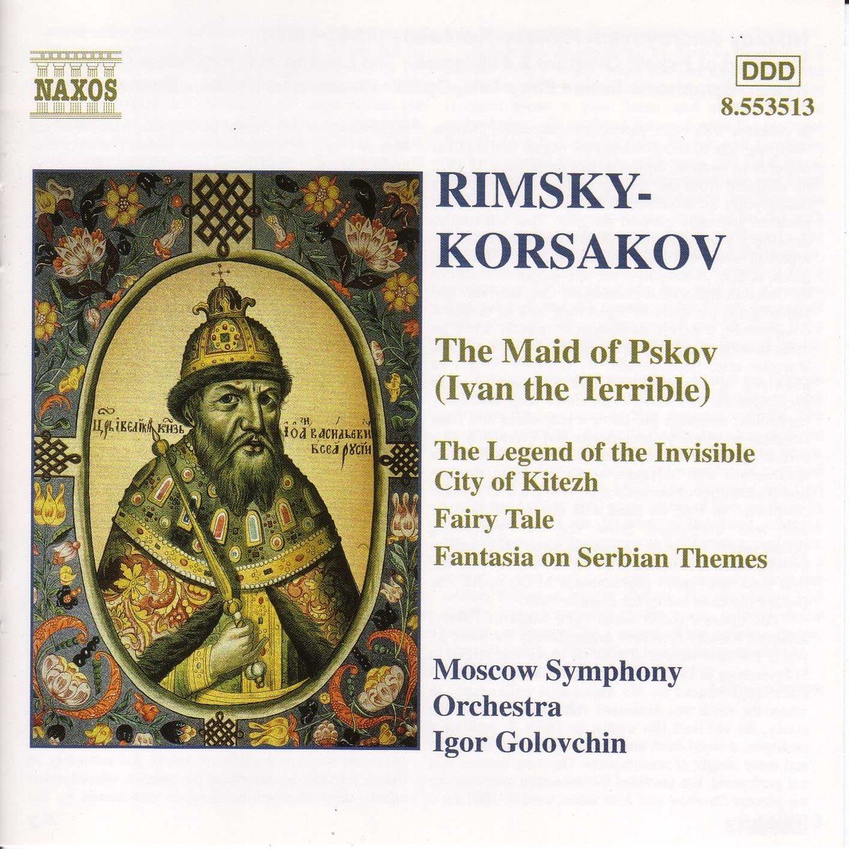 Moscow Symphony Orchestra, Igor Golovchin - Rimsky-Korsakov: Ivan The Terrible (CD)