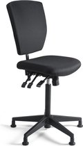 Workliving Werkstoel C Comfort Hoog - Nylon onderstel - Glijdoppen - (N)EN 1335 - Baliestoel - Kassastoel