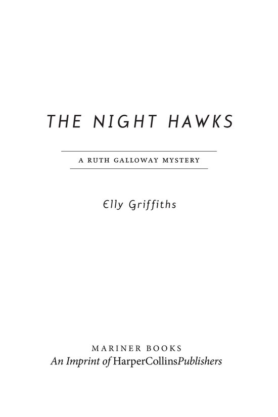 Ruth Galloway Mysteries 13 - The Night Hawks - cover