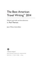The Best American Travel Writing 2014
