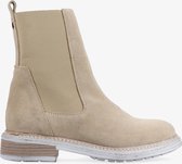 Tango | Cate 17-b beige suede chelsea boot - natural sole | Maat: 37