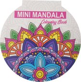 Mini Mandala Kleurboek - Rond - Roze voorkant