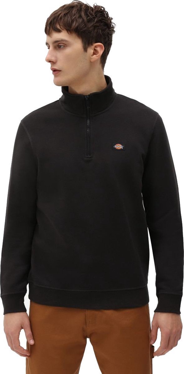 Dickies Oakport Quarter Zip Sweater - Black | bol