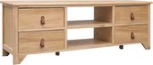 Decoways - Tv-meubel 115x30x40 cm paulowniahout