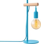 Home sweet home tafellamp Fiber - blauw