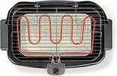 Nedis BBQE111BK Elektrische Barbecue Rechthoekig 46 X 28 Cm 2000 W