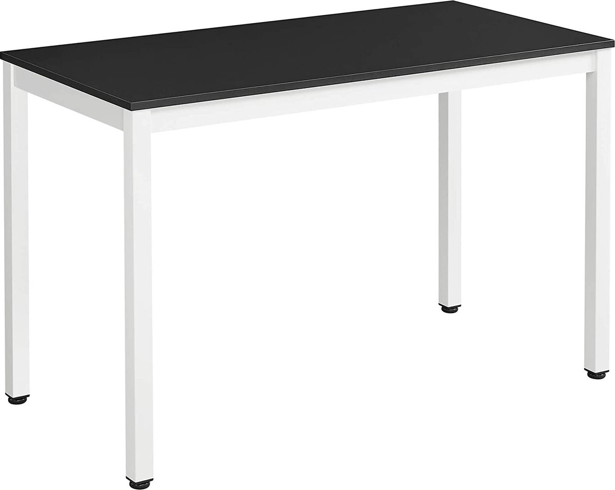 ZAZA Home Computertafel, Bureau 120x60x76cm Zwart, Wit