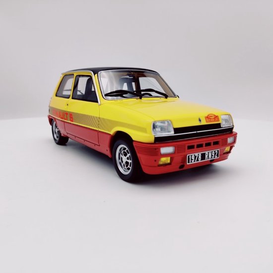 Renault 5 Ts 1978 1/18 Car Miniature Otto Rally Monte-Carlo