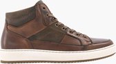 am shoe Cognac leren hoge sneaker - Maat 41
