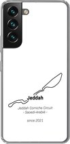 Geschikt voor Samsung Galaxy S22 Plus hoesje - Formule 1 - Jeddah - Circuit - Siliconen Telefoonhoesje - Cadeau voor man