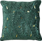 PTMD Bono Kussen 45 cm Groen Stof