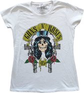 Guns N' Roses - Slash '85 Dames T-shirt - XS - Wit