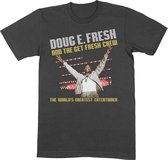 Doug E. Fresh Heren Tshirt -XL- The World's Greatest Zwart