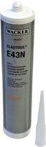 Elastosil E43N transparant multifunctionele lijm voor siliconen. - 310 ml. - Cartridge 310 ml