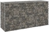 Decoways - Schanskorfmuur met deksels 200x60x100 cm gegalvaniseerd staal