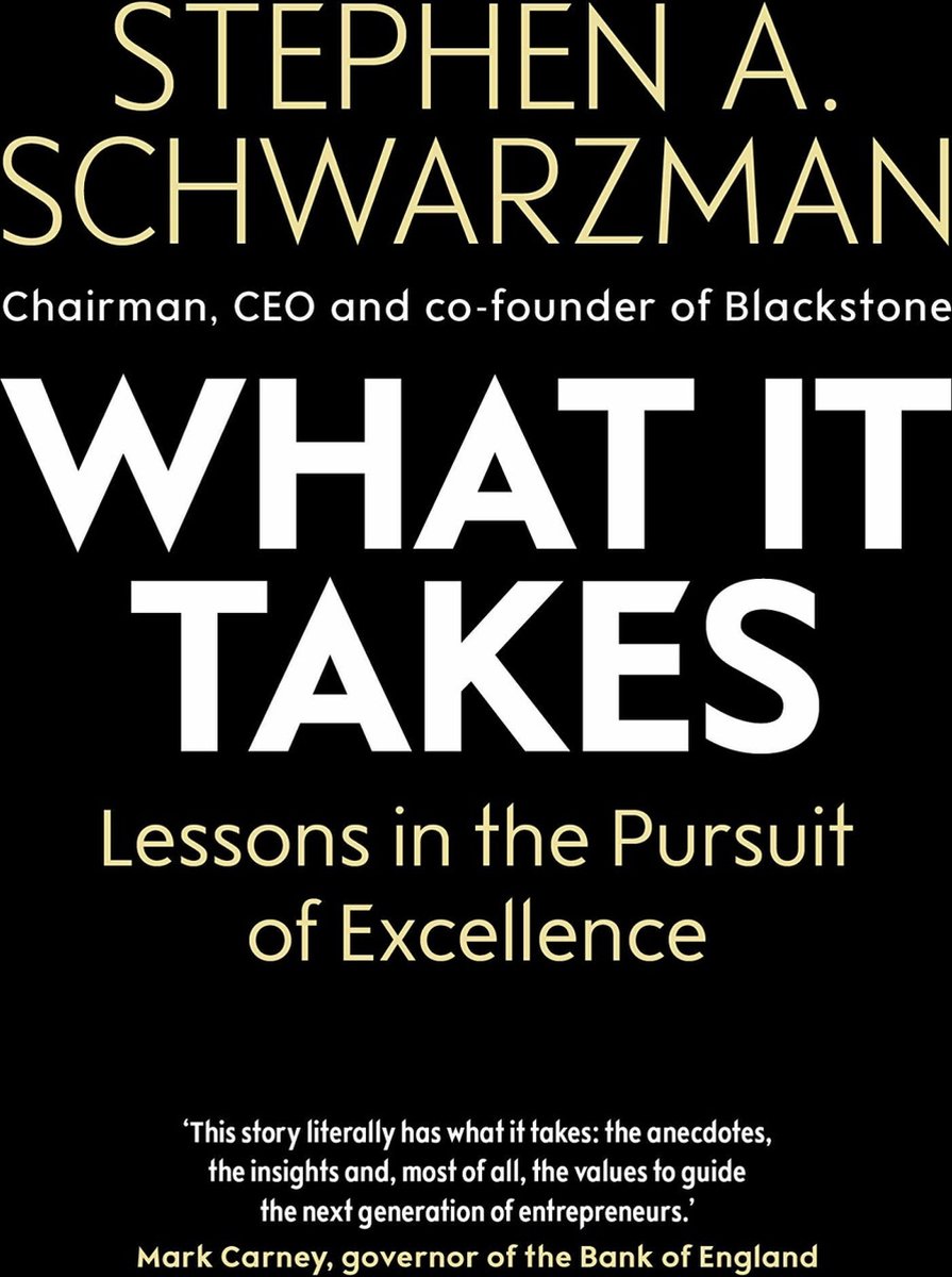 Omslag van What It Takes Lessons in the Pursuit of Excellence