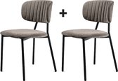 Haluta Cali Eetkamerstoelen - Set van 2 - 49 x 53 x 82 cm