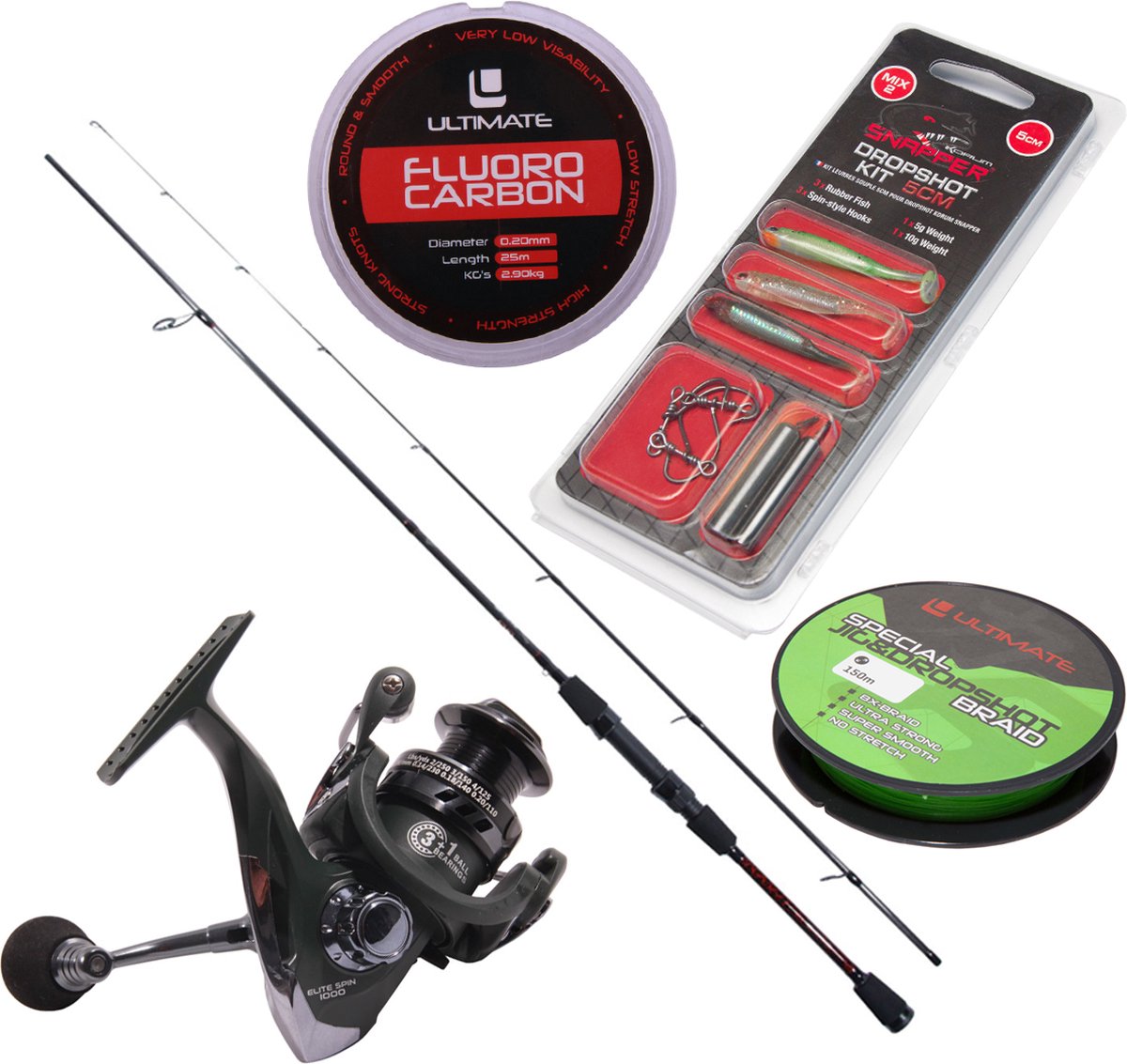 Ultimate Light Jig & Dropshot Set 2,10m