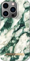 iDeal of Sweden iPhone 13 Pro Backcover hoesje - Fashion Case - Calacatta Emerald Marble